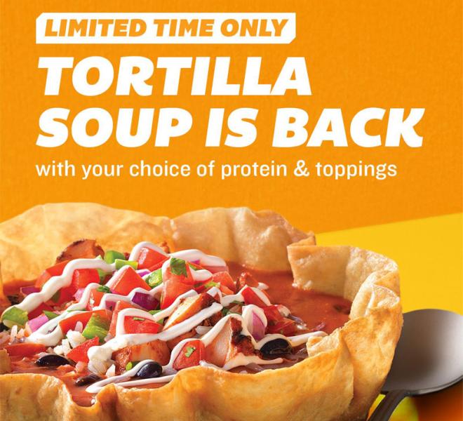 Loaded Tortilla Soup From QDOBA
